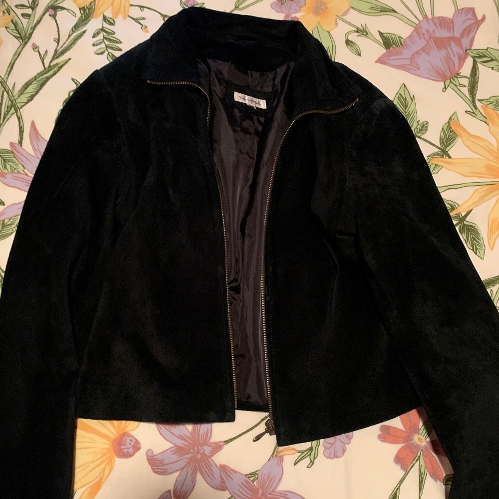 Black Vintage Suede Jacket